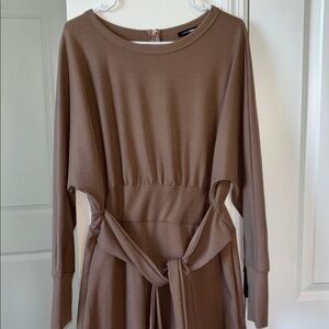 Fashion Nova Long Sleeve Dress with Tie Waist